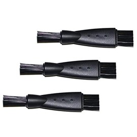 HQRP 3-Pack Cleaning Brush Compatible with Andis BGR+ 64850, BTF 22725, BTF-2 40185, GTO 04710, MC-2 18065/18645 / 18665, PM4 24145, PM-1/PMT-1 23695, PS-1 24870 Electric Shaver, Trimmer