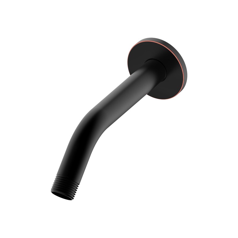 Derengge Shower Arm with Flange,6.5 Inch Oil Rubbed Bronze Wall
