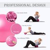 Small Pilates Ball, Therapy Ball, Mini Workout Ball, Core Ball,