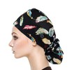 FOHEEL - Gorra de cirugía con botones y lazo para