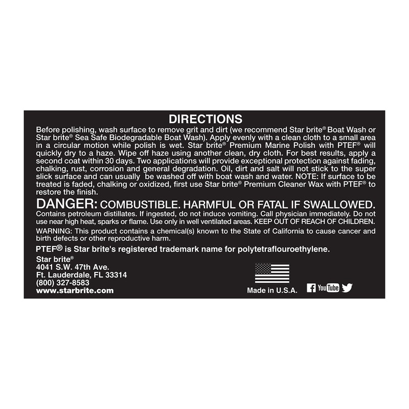 STAR BRITE Premium Marine Polish - Seals & Protects Gel