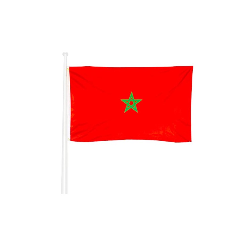 KliKil Morocco Flag 90 x 150 cm - Weatherproof Outer