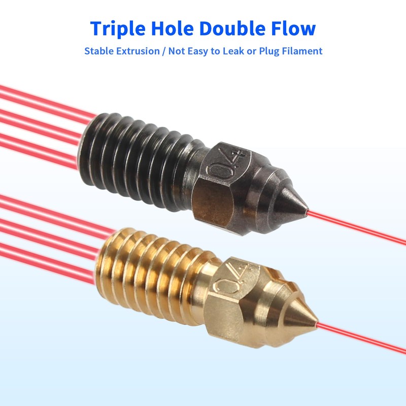 Imdinnogo Neptune 4 Neptune 4 Pro 0.4mm Nozzle: 2Pcs Hardened