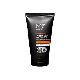 (2 PACK) No7 Men Energising Moisturiser SPF 15 x 50ml & Energising Gradual Tan Moisturiser SPF 15 x 50ml by No7 Men