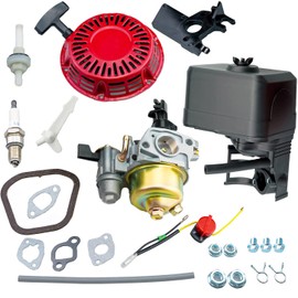 Ruma Adjustable Carburetor Air Cleaner Air Housing Recoil Starter Kit for Honda GX120 GX160 GX200 Harbor Freight Predator 212cc 173cc Lifan Rato Loncin Engine Power Equipment