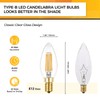 Hizashi E12 Candelabra LED Light Bulb 40 Watt 90+CRI Chandelier