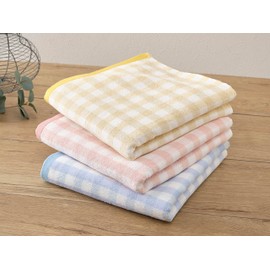 kosugizen Mini Bath Towel, Pastel Cloth, 19.7 x 39.4 inches (50 x 100 cm), Set of 3 Colors