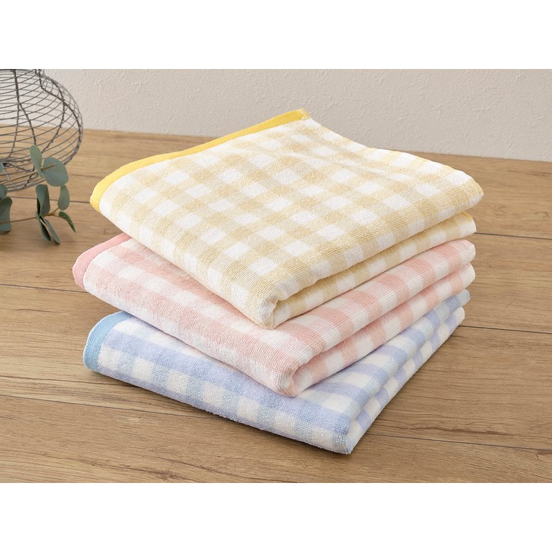 kosugizen Mini Bath Towel, Pastel Cloth, 19.7 x 39.4 inches