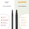 packivo Cable Ties 4.8 x 200 mm White Tear-Resistant 22