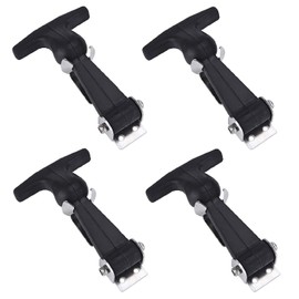 Creatyi 4 Packs Rubber Flexible Hasp T-Handle Draw Latches (Style 1..)