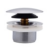 Westbrass A398R-26 1-1/2" NPSM Coarse Thread Mushroom Tip-Toe Bathtub Drain