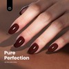 Beetles Dark Red Gel Polish- 15ML Hema-Free Dark Maroon Wine