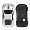 Wireless Mouse Silver Sports Car Style 2.4GHz USB Receiver 1600DPI
