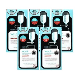 Mediheal (Hyundai Hmall) Mediheal W.H.P Whitening Moisture Black Mask EX 10 Sheets 5 Ss / (현대Hmall) 메디힐 W.H.P 미백 수분 블랙 마스크 EX 10매 5개 Ss