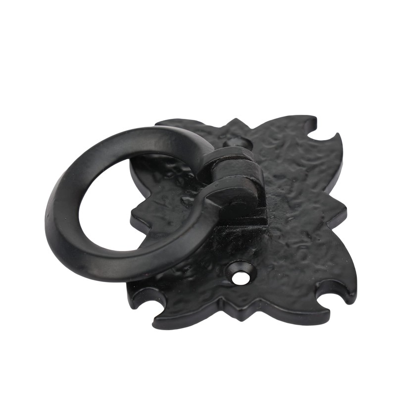 SKANDH Iron Door Knocker "Pug", Antique Black Powder Coated
