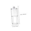 Zerodeko 2 Pcs Household Swab Organizer Double Layer Cotton Pad