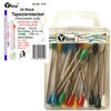 Yline Pack of 24 wallpapering pins with plastic head, assorted