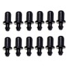 Mini Skater Black Drip Irrigation Tube End Closure Goof Hole