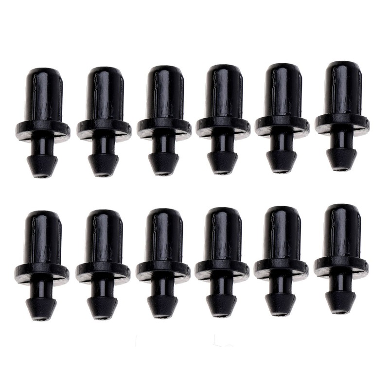 Mini Skater Black Drip Irrigation Tube End Closure Goof Hole
