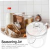 GLEAVI 2pcs Acrylic Seasoning Box Large Capacity Spice Container for