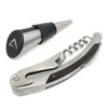 Vinturi Stainless Steel Waiters Corkscrew with Foil Cutter and Bottle