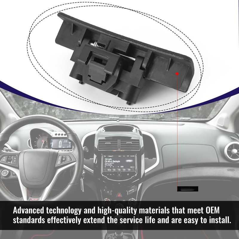 ZOKYUYS Passenger Front Glove Box Handle Latch, Compatible with Chevy