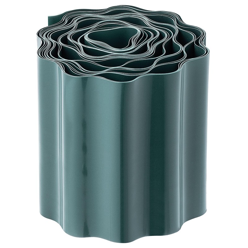 KADAX Lawn Edging 15 cm x 9 m, Plastic Flower