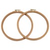 2 Pack 7 Inch Embroidery Hoop, Guofa Beech Wood Cross