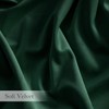 RYB HOME Scalloped Velvet Valances for Windows Decorative, Room Darkening