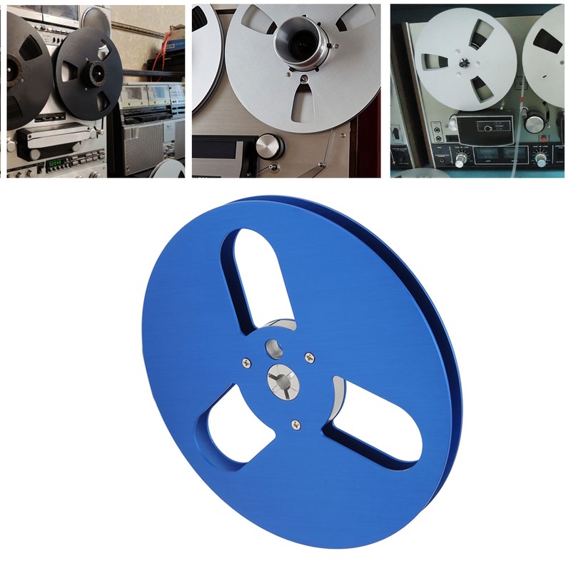 1/4 7 Inch Empty Reel 3 Hole Aluminum Alloy Opening