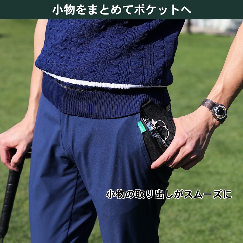 Tabata(タバタ) ゴルフ ラウンド用品 ポーチ ポケットインポケットII GV0864