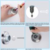 Pangda Concave Wall Door Bumper Stop Silver Stainless Steel Wall
