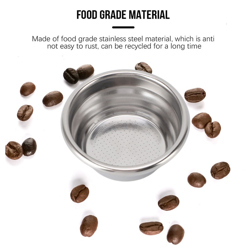 3pcs 54mm Coffee Filter Basket Stainless Steel Portafilter Basket Cup