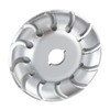 90mm 12 Tooth Polishing Disc Silver Wheel Manganese Steel Woodworking