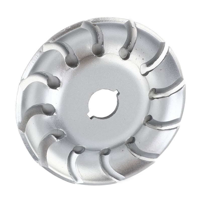 90mm 12 Tooth Polishing Disc Silver Wheel Manganese Steel Woodworking