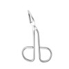Multi-purpose beauty tweezers (silver) / 다용도 미용 집게 가위 핀셋 가위 (실버)