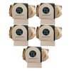 Jeongango Cloth Soap 120g 5 Pieces / Circle / 천비누솝