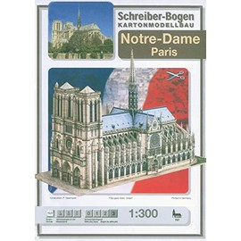 Notre-Dame Paris 1:300 Paper Sheet