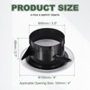 PATIKIL 4 Inch Round Air Vent Cover, 6 Pack ABS