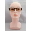 Mukojima PY1227-2 Sunglasses UV Protection Lens, Light Fox-Shaped, Sepia x