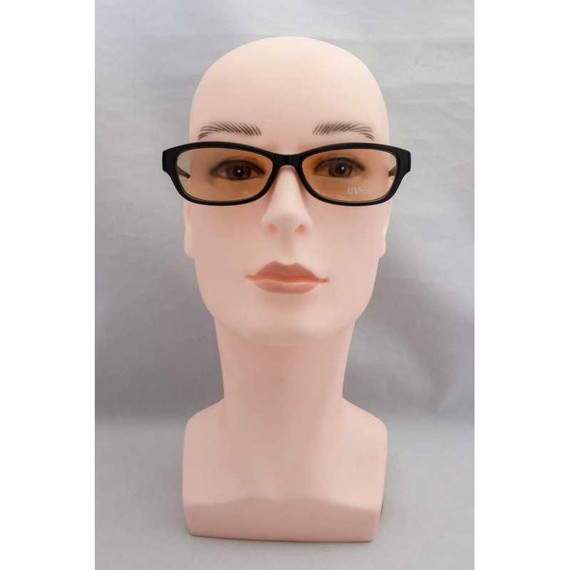Mukojima PY1227-2 Sunglasses UV Protection Lens, Light Fox-Shaped, Sepia x