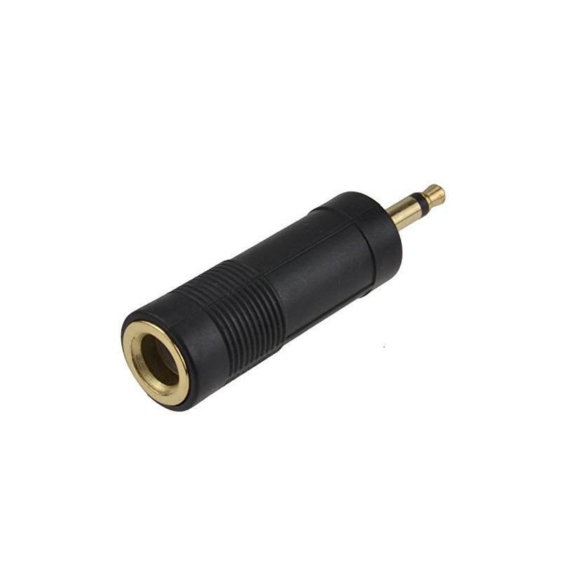 kenable 6.35mm Mono Jack Socket to 3.5mm Mono Jack Plug