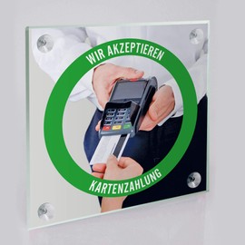 Card payment possible (card payment possible, acrylic sign)