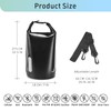 DORIDOMI Dry Bag Faraday Bags - Black 5L Waterproof EMP