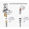 Socila Clear Sprayer Head 3 Function With Filter For Shampoo