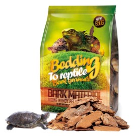 Hamiledyi Reptile Bark Bedding Tortoise Habitat Substrate Natural Terrarium B...