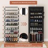 Calmootey 9 Tier Shoe Rack Organizer,Portable Shoe Shelf with Nonwoven