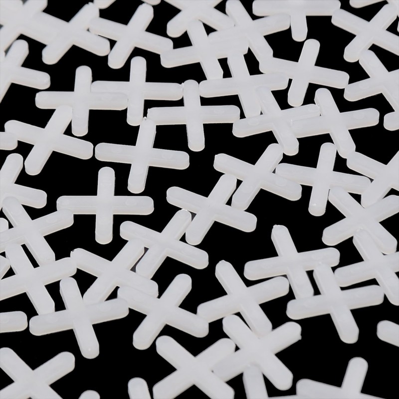 DGZZI 500PCS 3mm Tile Cross White Wall and Floor Tile