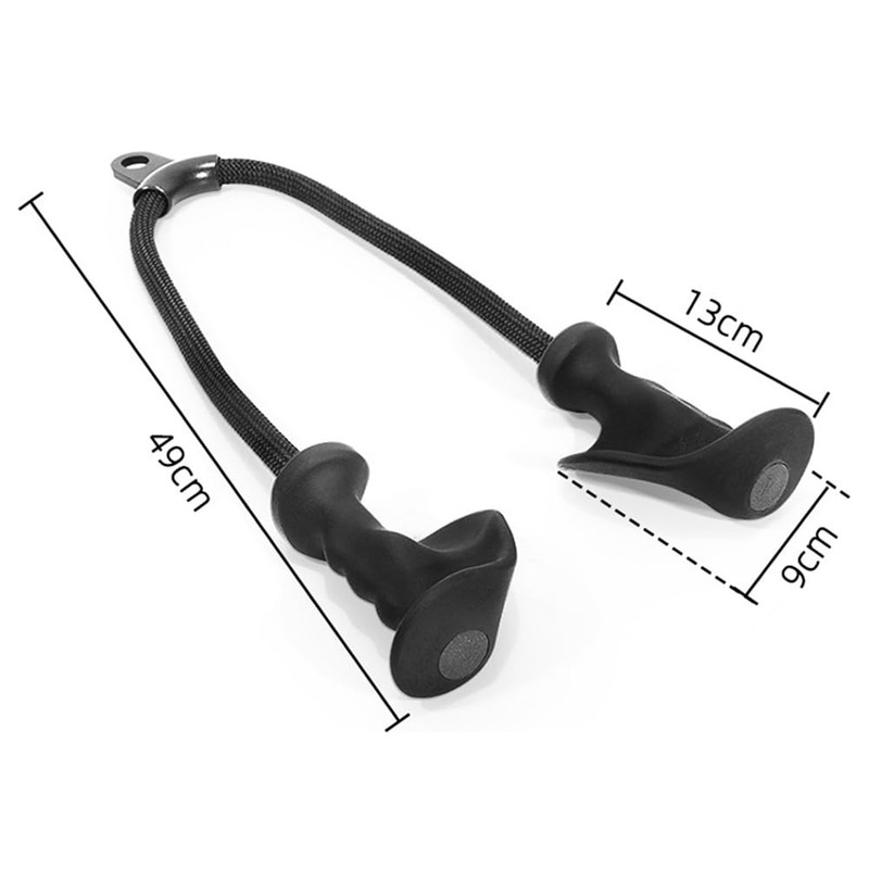 Triceps Pull Down Rope,Tricep Rope with Handles,Cable Machine Accessories,Pull Down