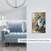 Decorative Art Light Switch Covers Gilded Blue White Blooms Single